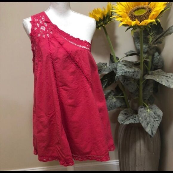 NWOT free people  one shoulder mini dress size S - Picture 4 of 7